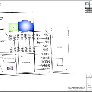 Plan of mall East Pointe Plaza