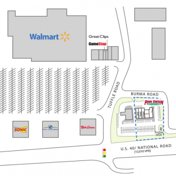 Plan of mall East Side Square
