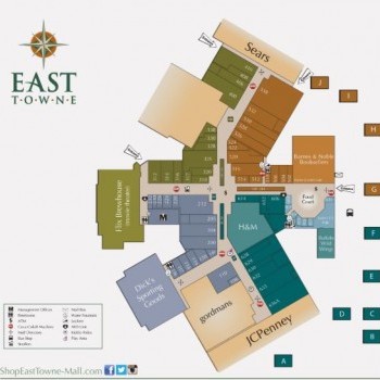 Plan of mall East Town Plaza