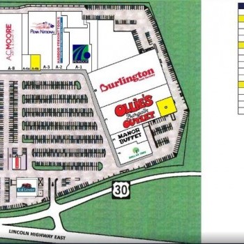 Plan of mall East Towne Centre