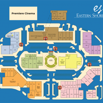 Plan of mall Eastern Shore Centre