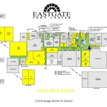 Plan of mall Eastgate Town Center