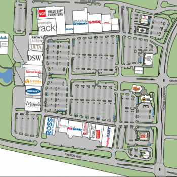 Plan of mall Easton Market