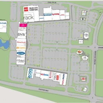 Plan of mall Easton Market