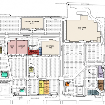 Plan of mall Eastport Plaza Shopping Center