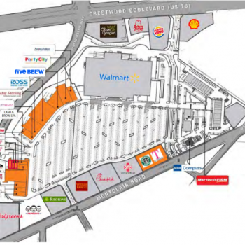 Plan of mall Eastwood Village