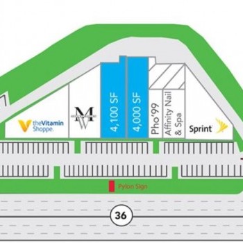 Plan of mall Eatontown Shopping Center