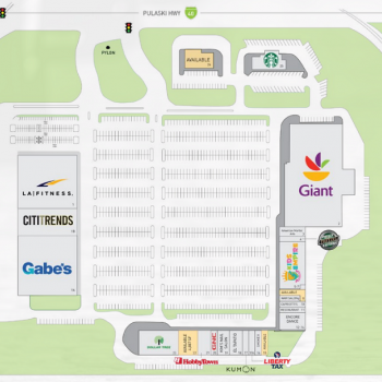Plan of mall Eden Square Shopping Center
