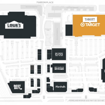 Plan of mall Edgewood Retail District