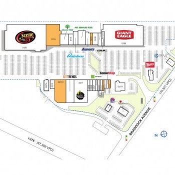 Plan of mall Edgewood Towne Center