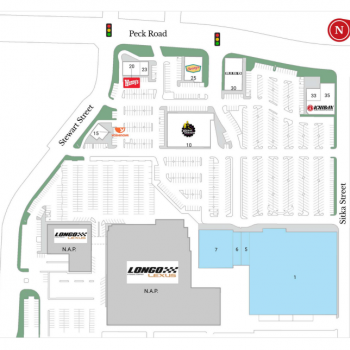 Plan of mall El Monte Center