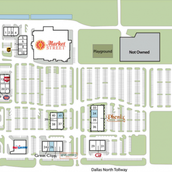 Plan of mall Eldorado Marketplace