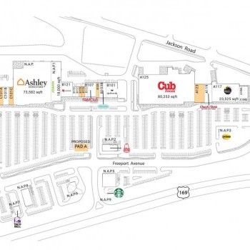 Plan of mall Elk Park Center