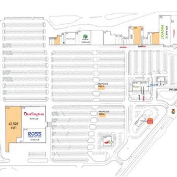 Plan of mall Market Centre (Elkhart)