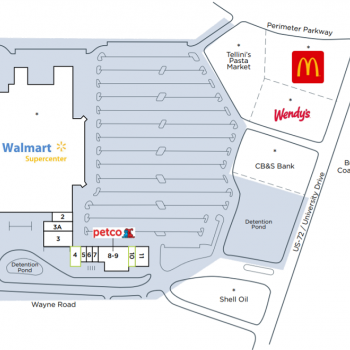 Plan of mall Enterprise Plaza