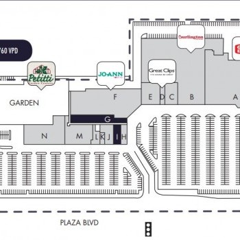 Plan of mall Erie Commons