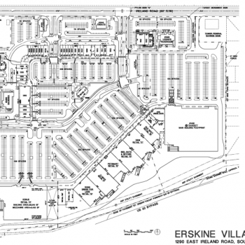 Plan of mall Erskine Village