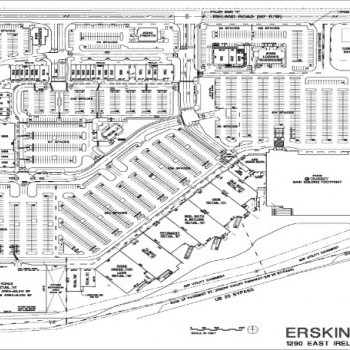 Plan of mall Erskine Village