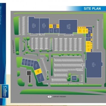 Plan of mall Euless Town Center