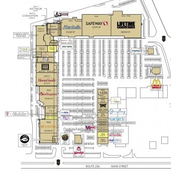 Plan of mall Fair City Mall
