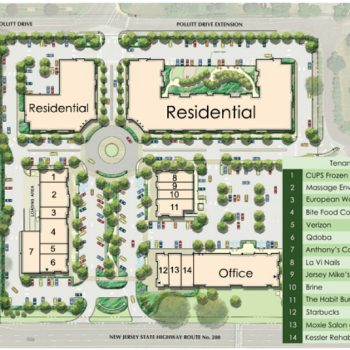 Plan of mall Fair Lawn Promenade