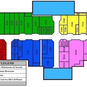 Plan of mall Fair Oaks Mall Indiana