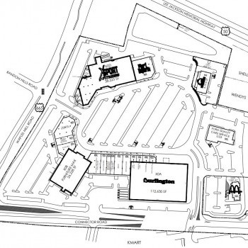 Plan of mall Fairfax Court