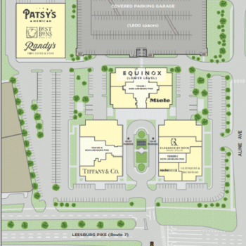 Plan of mall Fairfax Square