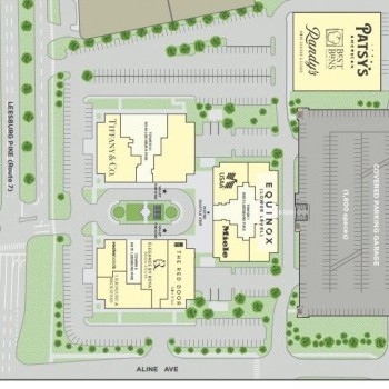 Plan of mall Fairfax Square