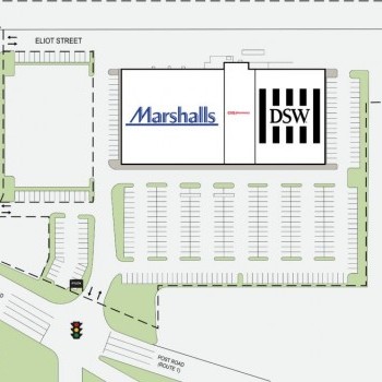 Plan of mall Fairfield Centre