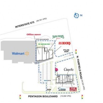 Plan of mall Fairfield Crossing