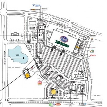 Plan of mall Fairfield Marketplace