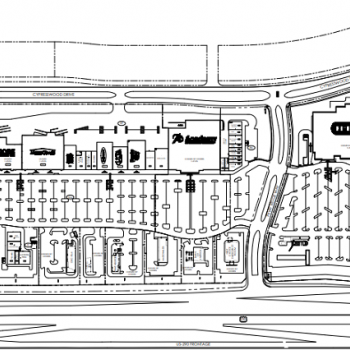 Plan of mall Fairfield Town Center