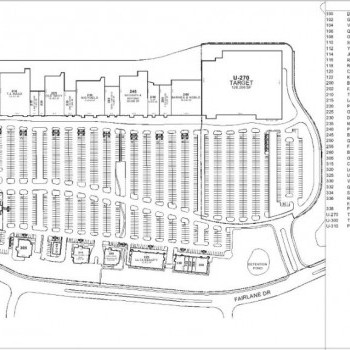 Plan of mall Fairlane Green