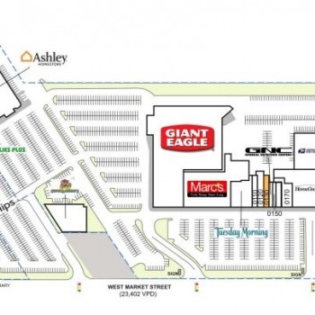 Plan of mall Fairlawn Town Centre