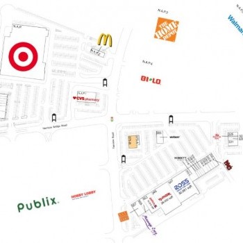 Plan of mall Fairview Corners I & II