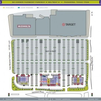Plan of mall Fairway Centre