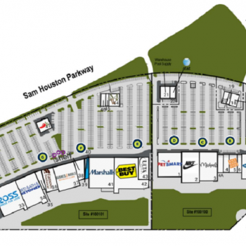 Plan of mall Fairway Plaza