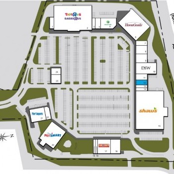Plan of mall Festival at Hyannis Shopping Center