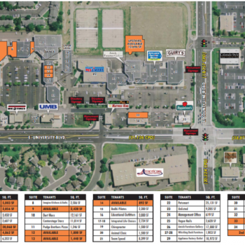 Plan of mall Festival Shopping Center