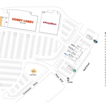 Plan of mall Florence Plaza