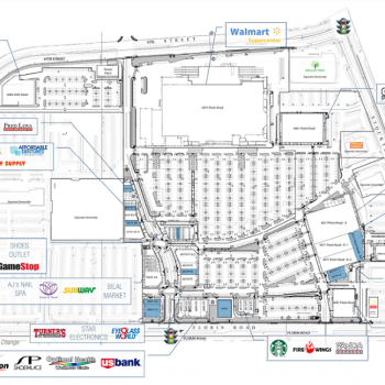 Plan of mall Florin Towne Centre