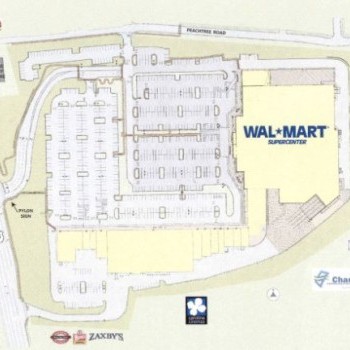 Plan of mall Forest Ridge Shopping Center