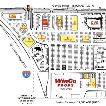 Plan of mall Fort Lane Shopping Center