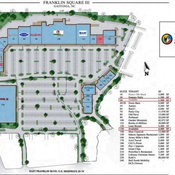 Plan of mall Franklin Square III