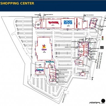 Plan of mall Free State Shopping Center