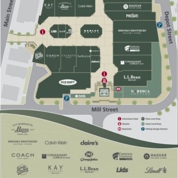 Plan of mall Freeport Village Station
