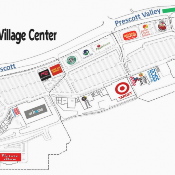 Plan of mall Frontier Village Center