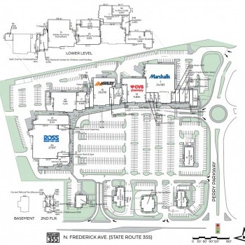 Plan of mall Gaithersburg Square