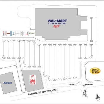 Plan of mall Gallipolis Marketplace